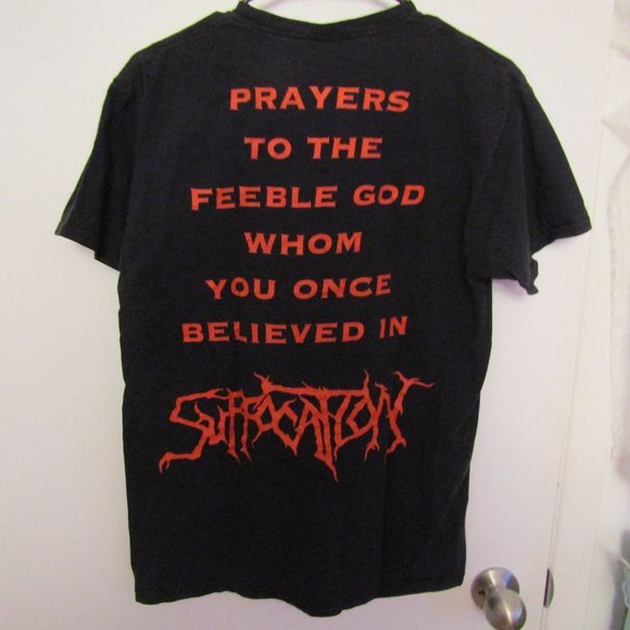 Suffocation Death Metal Effigy of the Forgotten band T Shirt Size M - Picture 2 of 2
